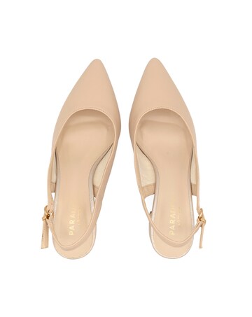 Paradox London Isadora Mid Block Heel Courts