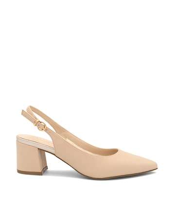 Paradox London Isadora Mid Block Heel Courts