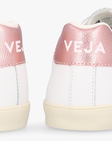 Veja Esplar Logo Extra White Nacre Leather Trainers