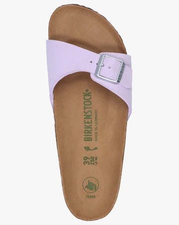 Birkenstock Madrid Soft Birki Vegan Purple Fog Mules Narrow Width