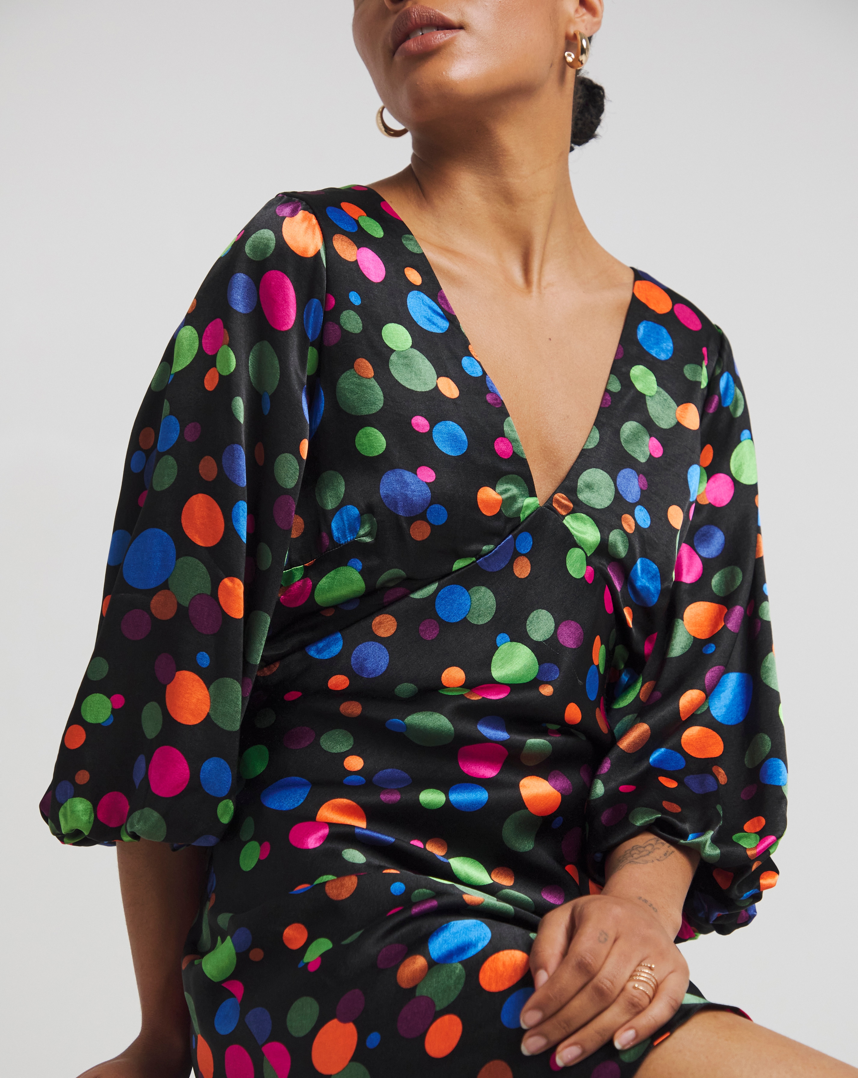 Nobody's Child Disco Spot Mini Dress