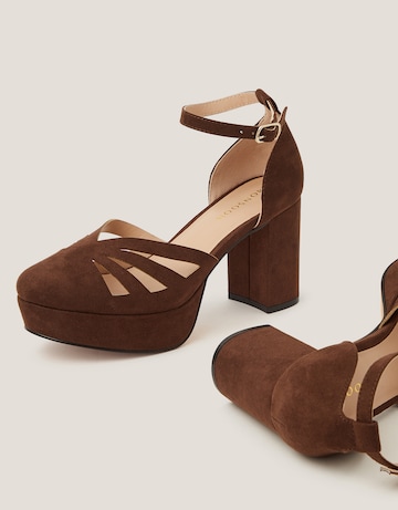 Monsoon Iris Cutwork Platform Heels