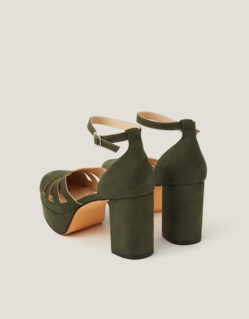Monsoon Iris Cutwork Platform Heels