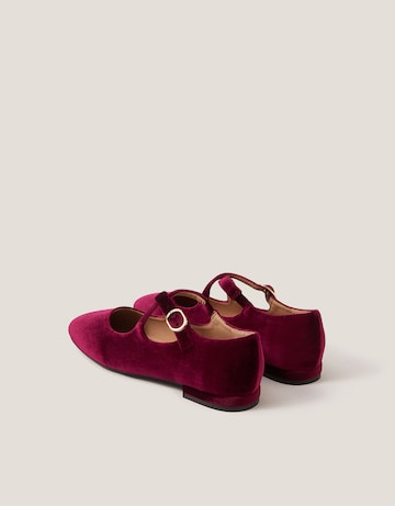 Monsoon Dana Velvet Ballet Flats