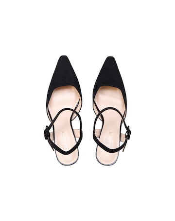 Paradox London Tempest Flared Heel Ankle Strap Shoes