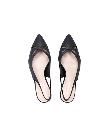 Paradox London Tegan Crystal Mesh Kitten Heel Shoes