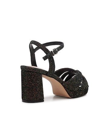Paradox London Navarra Wide Fit Platform Heeled Sandals