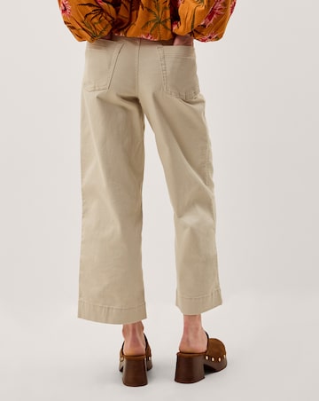 Monsoon Hallie Cropped Wide Leg Jeans