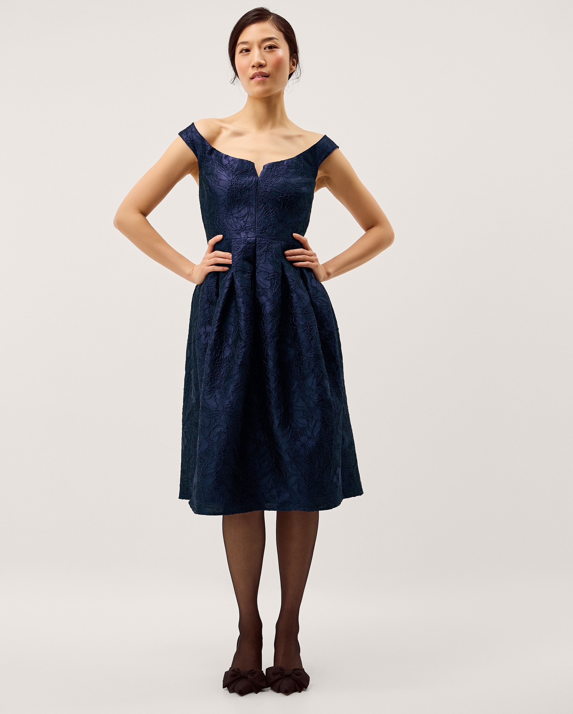 Monsoon Juliana Floral Midi Dress