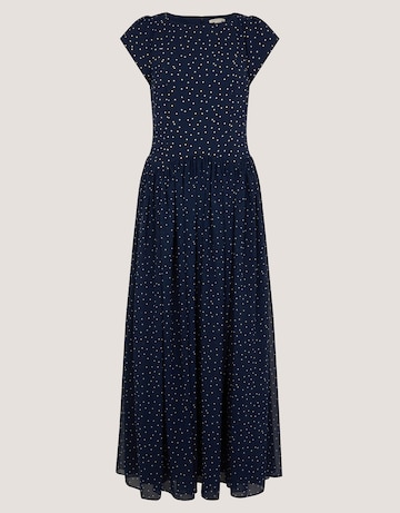 Monsoon Caitie Polka Dot Midi Dress