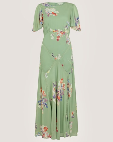 Monsoon Amber Floral Print Maxi Dress