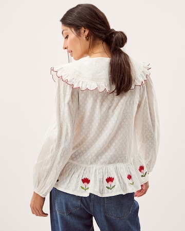 Monsoon Talia Tulip Scallop Collar Top