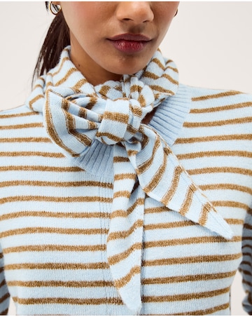 Monsoon Stripe Cardigan & Scarf