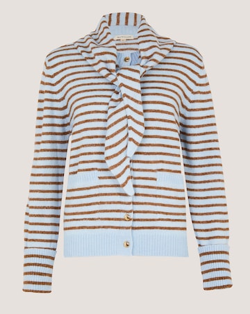 Monsoon Stripe Cardigan & Scarf