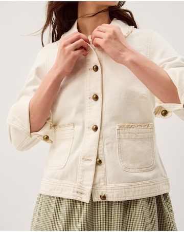 Monsoon Sadie Frill Denim Jacket