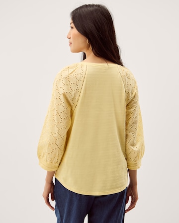 Monsoon Fifi Broderie Sleeve Top