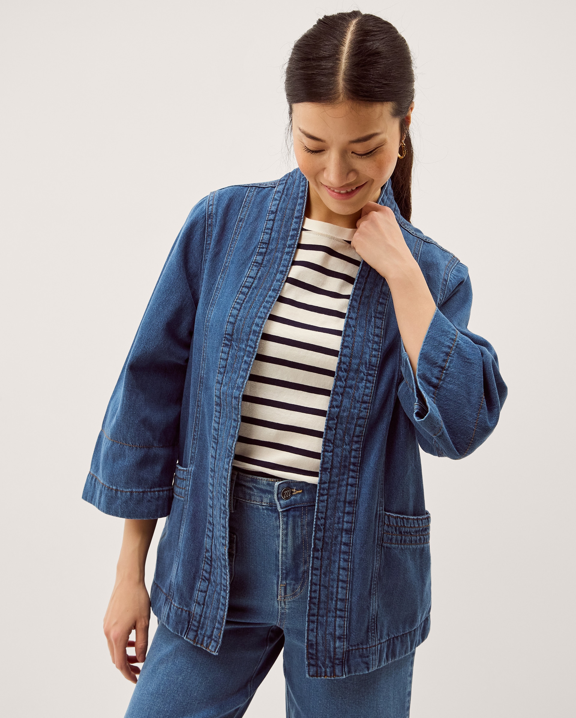 New In - Monsoon Lorna Kimono Denim Jacket