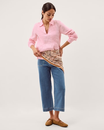 Monsoon Riley Pintuck Linen Top