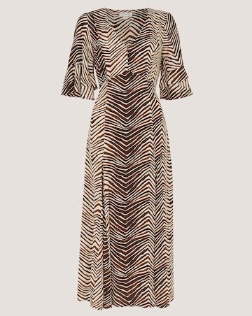 Monsoon Pippa Animal Print Midi Dress