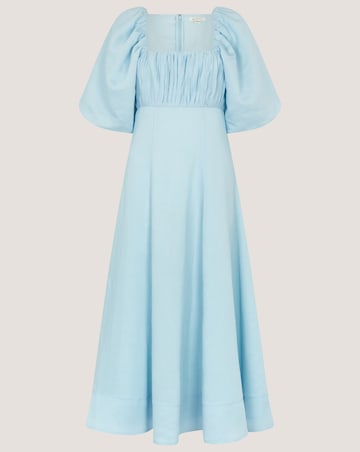 Monsoon Payton Puff Sleeve Midi Dress