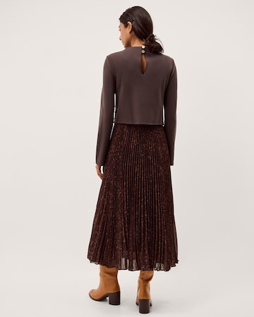 Monsoon Archi Leopard Print Midi Dress