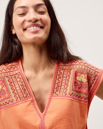 Monsoon Juliet Embroidered Mini Kaftan