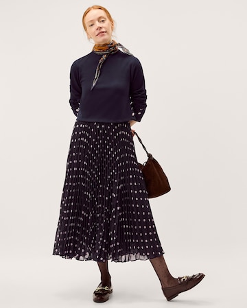 Monsoon Daisy Spot Pleated Midi Dress