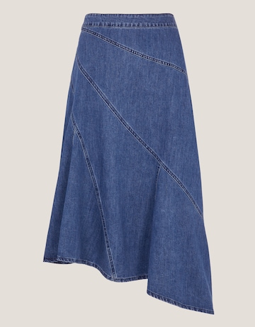 Monsoon Annie Denim Midi Skirt