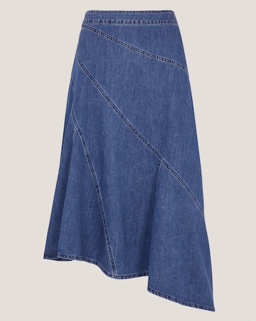 Monsoon Annie Denim Midi Skirt