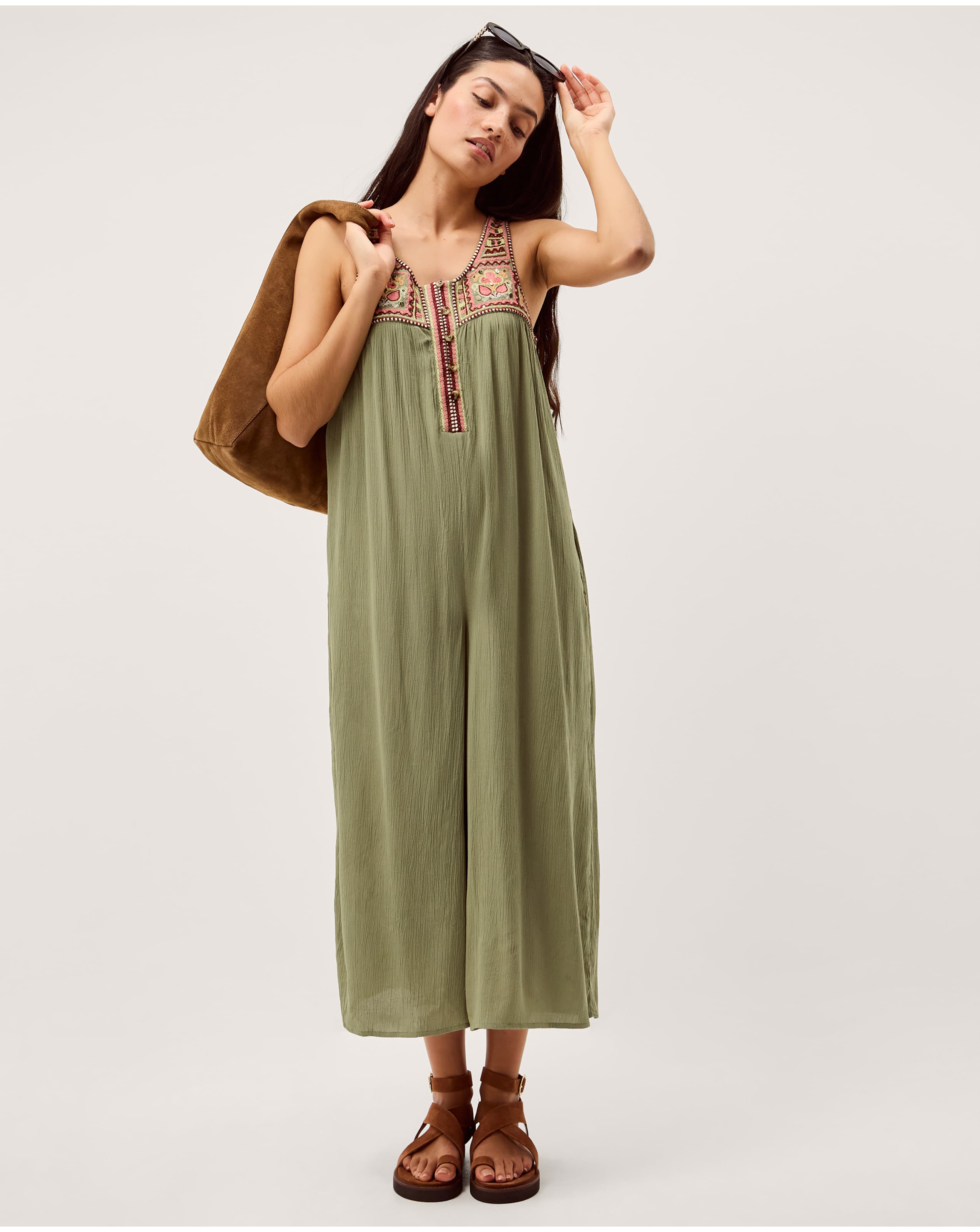 Monsoon Lidia Embroidered Jumpsuit