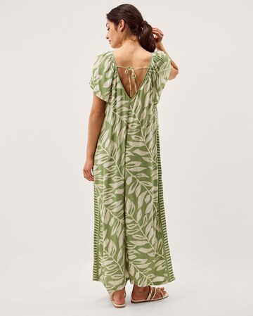 Monsoon Lillie Leaf Print Jumpsuit
