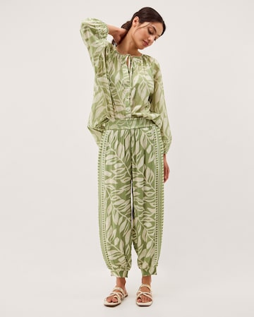 Monsoon Lillie Leaf Print Harem Trousers