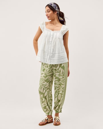 Monsoon Olivia Lace Trim Top