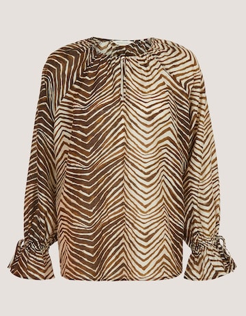 Monsoon Pippa Animal Print Blouse