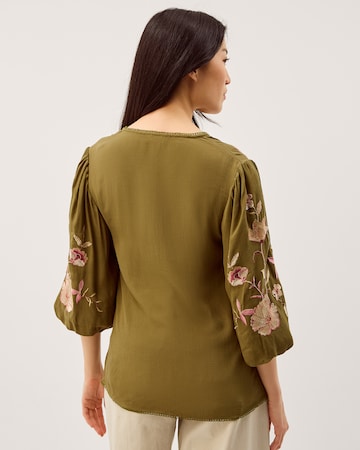 Monsoon Amelie Floral Embroidered Blouse