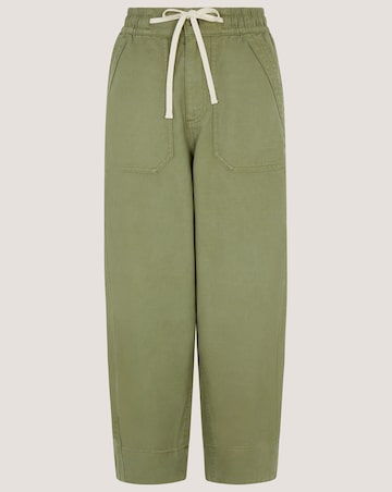 Monsoon Megan Cropped Barrel Trousers