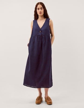 Monsoon Posey Linen Midi Dress