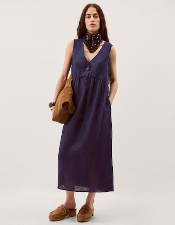 Monsoon Posey Linen Midi Dress