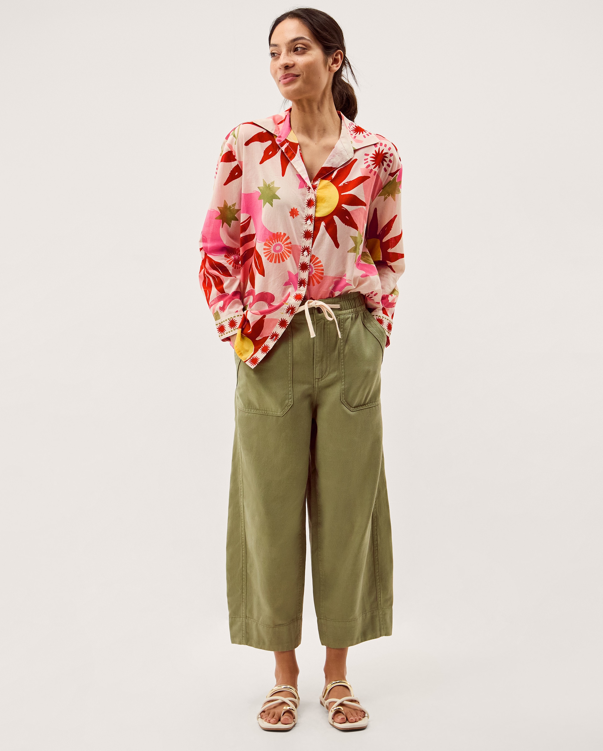 New In - Monsoon Anissa Sun Print Cotton Shirt