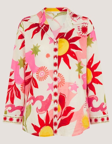 Monsoon Anissa Sun Print Cotton Shirt