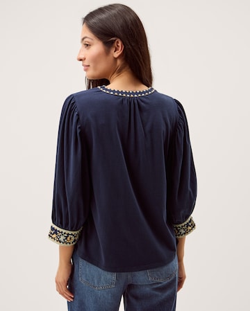 Monsoon Emi Embroidered Jersey Top