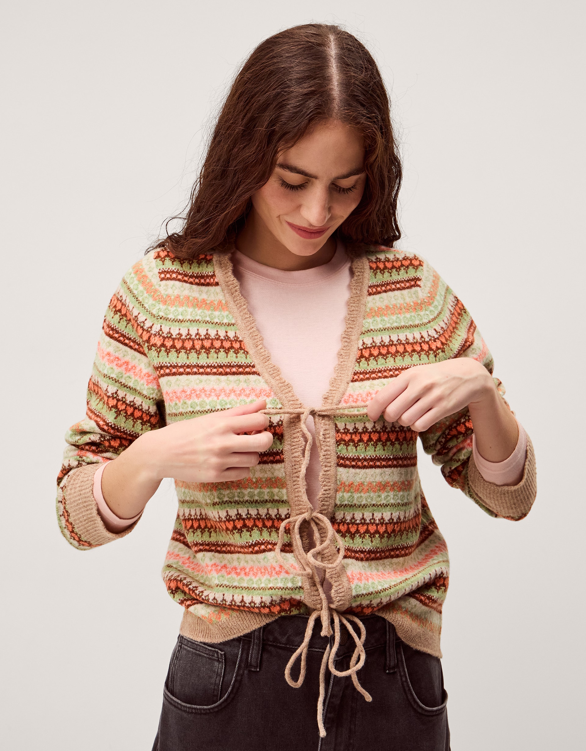 New In - Monsoon Fran Fair Isle Cardigan