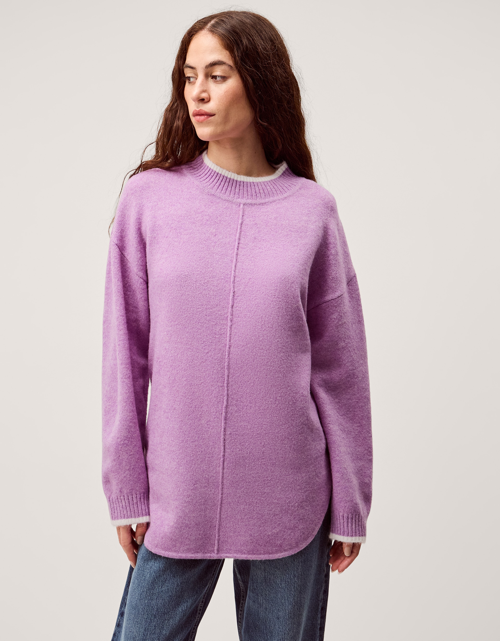 New In - Monsoon Tori Oversized Tipped Jumper