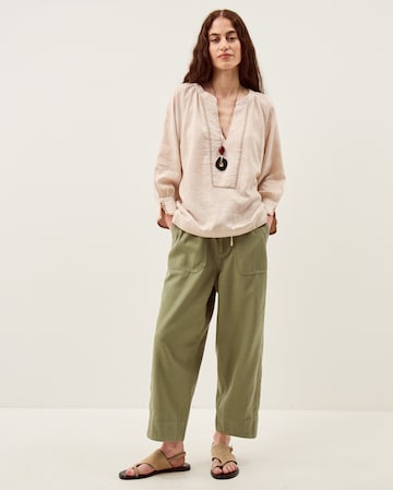 Monsoon Frida Stripe Linen-Blend Top