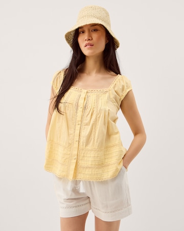 Monsoon Olivia Lace Trim Top