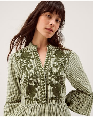 Monsoon Gaia Gingham Midi Dress