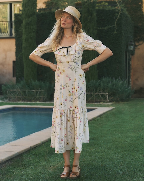 Monsoon Sienna Floral Midi Dress