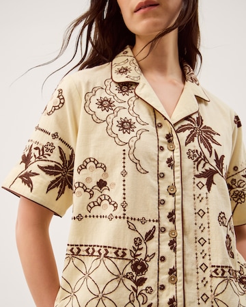 Monsoon Carly Tropical Embroidered Shirt