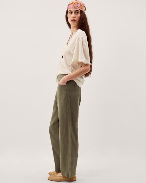 Monsoon Lucy Short Linen Trousers
