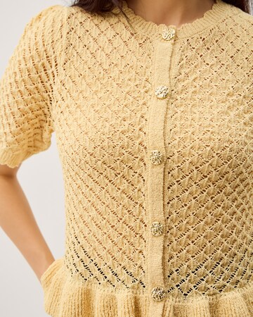 Monsoon Shea Ruffle Knit Cardigan